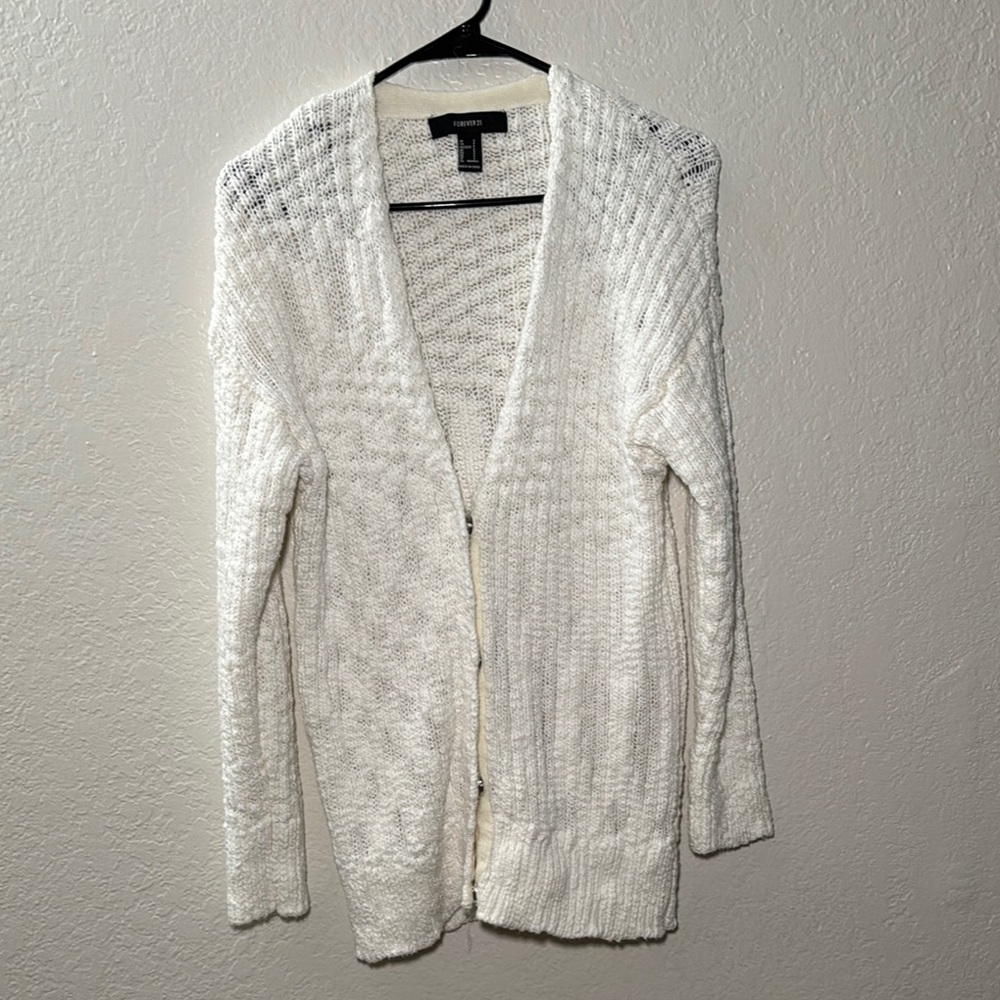 White Cardigan